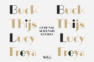 Aglaia Heavy An Elegant Font