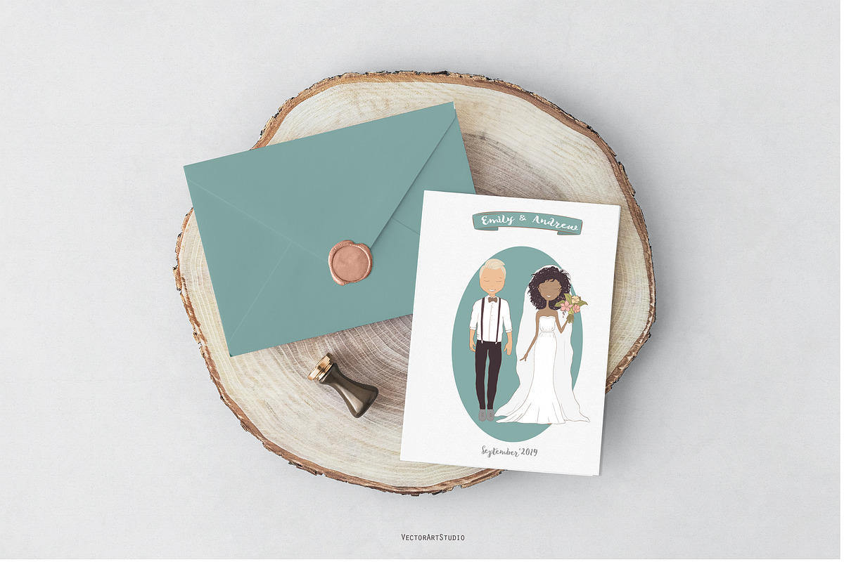 Wedding Cards creator, an Object Illustration by SketchCliparts (Photo 9 of 11)