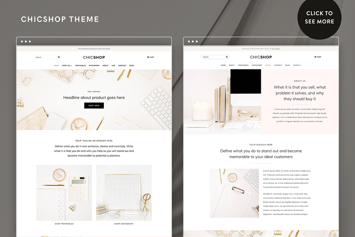 ChicShop Elementor WordPress Theme, a WordPress Template by Bluchic (Photo 2 of 5)