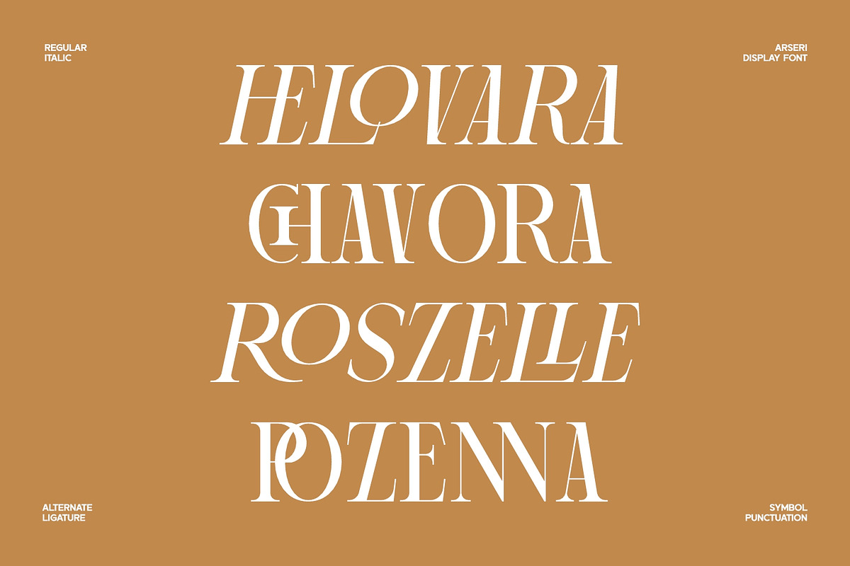 Arseri – Elegant Serif Display Font, a Serif Font by Eotype Studio (Photo 3 of 9)