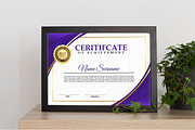 Modern A4 certificate template, a Branding & Logo Template by Graphix Studio (Thumbnail 3 of 7)