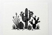 60 Desert Cactus Floral Silhouette, a Seasonal Illustration by Amazin_art (Thumbnail 32 of 38)