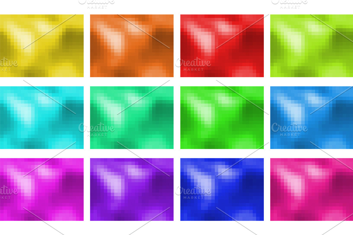 12 Mosaic Backgrounds 4 preview 5