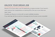 Graphic Resume Word & Google Docs 49, a Resume Template by MrCam Template Resume|CV (Thumbnail 6 of 7)