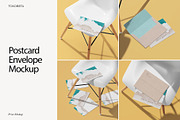 Postcard Envelope Mockup, a Product Mockup by Tokobeta (Thumbnail 1 of 7)