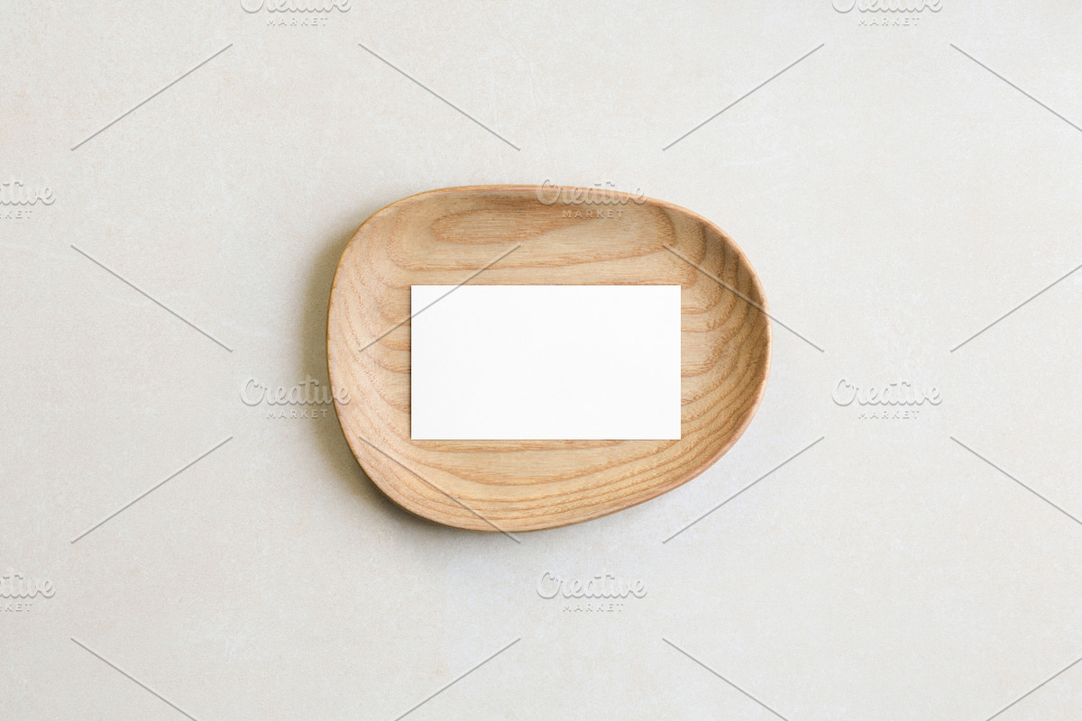 Tan Business Card Photo Mockups, a Product Mockup by Moyo Studio (Photo 8 of 9)