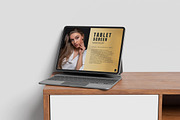 Realistic Tablet Mockup, an iPad Mockup by GraphicWindow (Thumbnail 3 of 5)