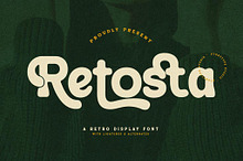 Retosta Retro Display Font