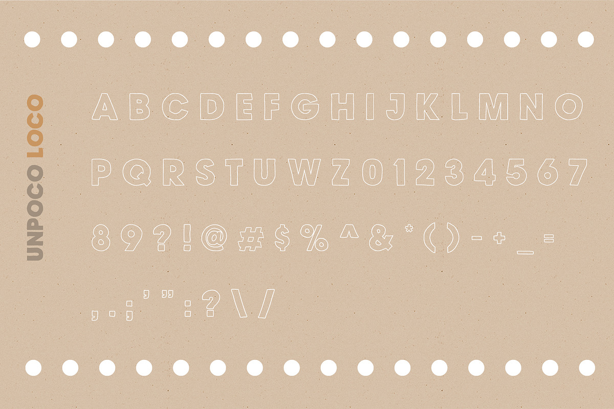 Unpoco Loco™ - 4 Layered Fonts, a Sans Serif Font by Frisk Shop