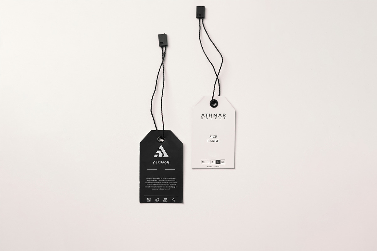 Label Tag Mockup, a Shirt Mockup by Assyat (Photo 2 of 5)