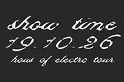 Blicker Feast | Dirty Script Font, a Script Font by Jolicia Type (Thumbnail 7 of 11)