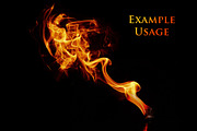 Bundle 11 Fire Overlays, a Decorative Illustration by xresch (Thumbnail 3 of 6)