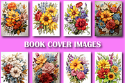 Flowers Coloring Book for Adults -V2, an Animal Illustration by Design Zone (Thumbnail 2 of 7)