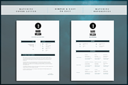 Modern Resume Template | CV Template, a Resume Template by introDuice - CV / Resumes (Thumbnail 4 of 6)