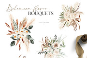 Watercolor flower - Boho leaves Set, an Illustration by Beigetime (Thumbnail 4 of 9)