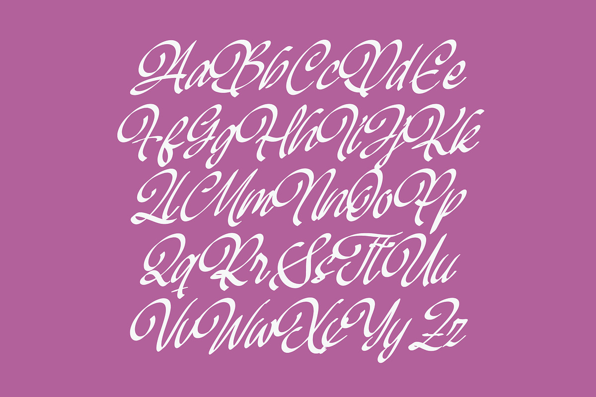 Mendyora Bold Calligraphy Font, a Script Font by Letterena Studios Script (Photo 14 of 15)