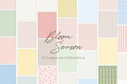 Bloom Season: Backgrounds & Frames, a Background Graphic by Mio Buono (Thumbnail 7 of 10)