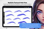 Procreate Eyebrow Stamps, a Brush Add-On by Selentaori Studio (Thumbnail 5 of 12)