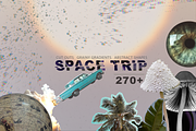 -20% Space Collage & Grainy Gradient, an Object Graphic by Cat In Colour (Thumbnail 1 of 10)