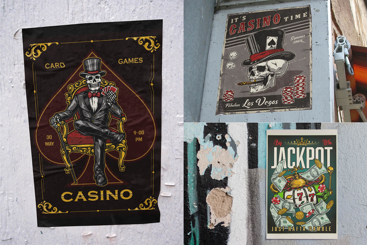 50 Gambling posters, a Brochure Template by DGIM studio (Photo 6 of 6)