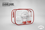 Clear Zipper Case Packaging Mockup, a Cups & Container Mockup by INCDesign (Thumbnail 4 of 10)