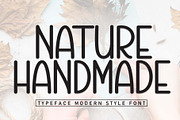 Nature Handmade | Script Font, a Script Font by Scratchones (Thumbnail 1 of 8)