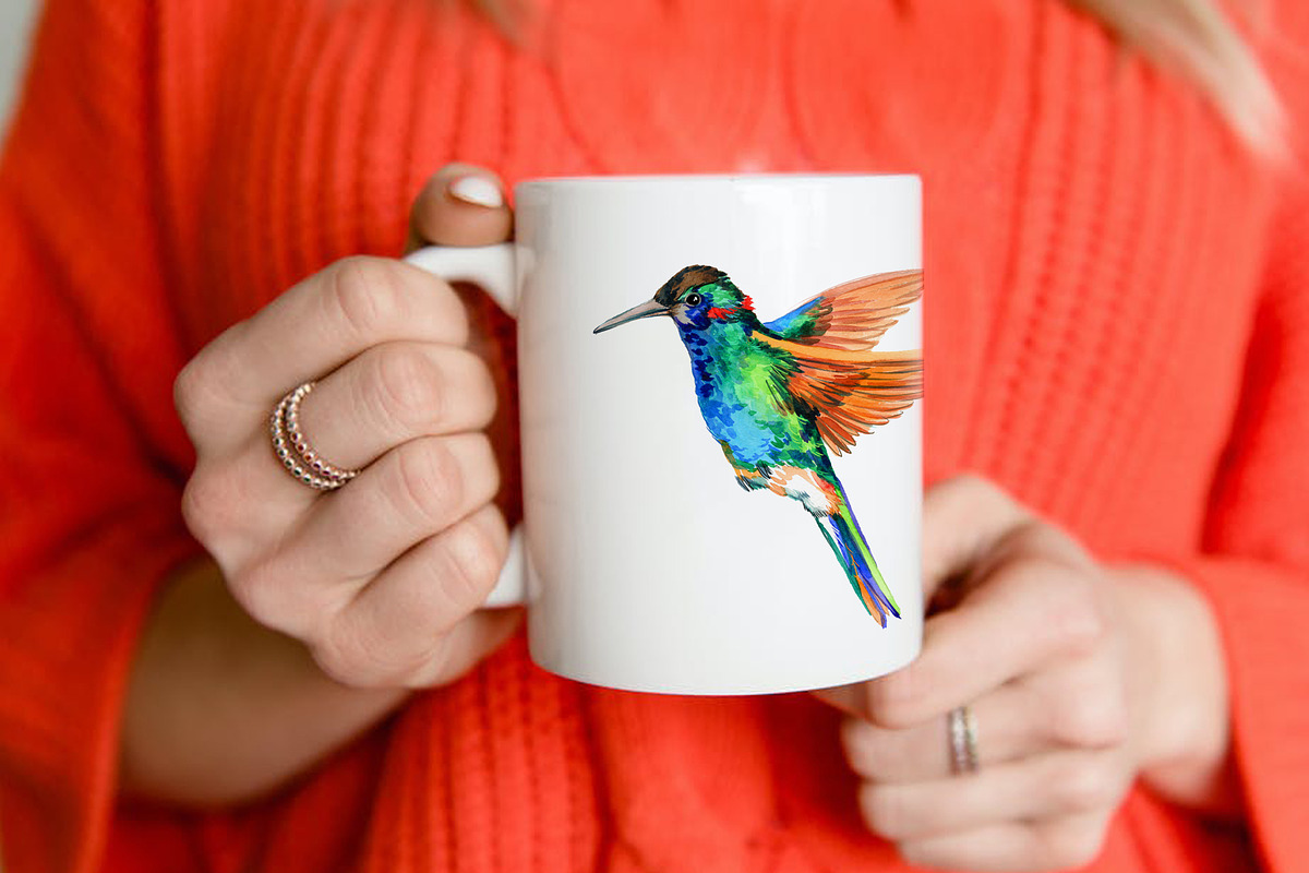 Watercolor Tropical plant & Bird, an Object Graphic by FineArt (Photo 12 of 22)
