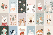 150 Christmas Kids Posters & Prints, a Background Graphic by Muse Artist (Thumbnail 7 of 17)