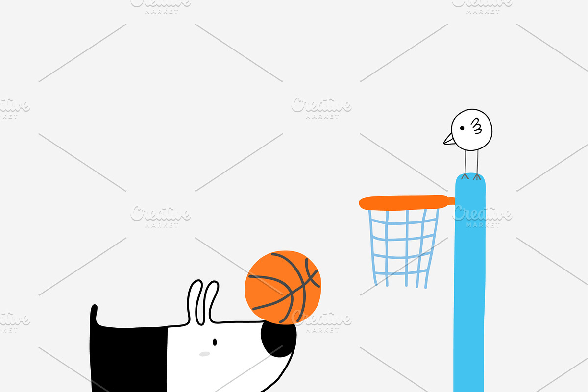 Dog & Bird Collection 1, an Animal Illustration by Irene Loal (Photo 7 of 17)