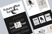 Furniture Landing Page Design, a Landing Page Template by UiDex (Thumbnail 2 of 4)