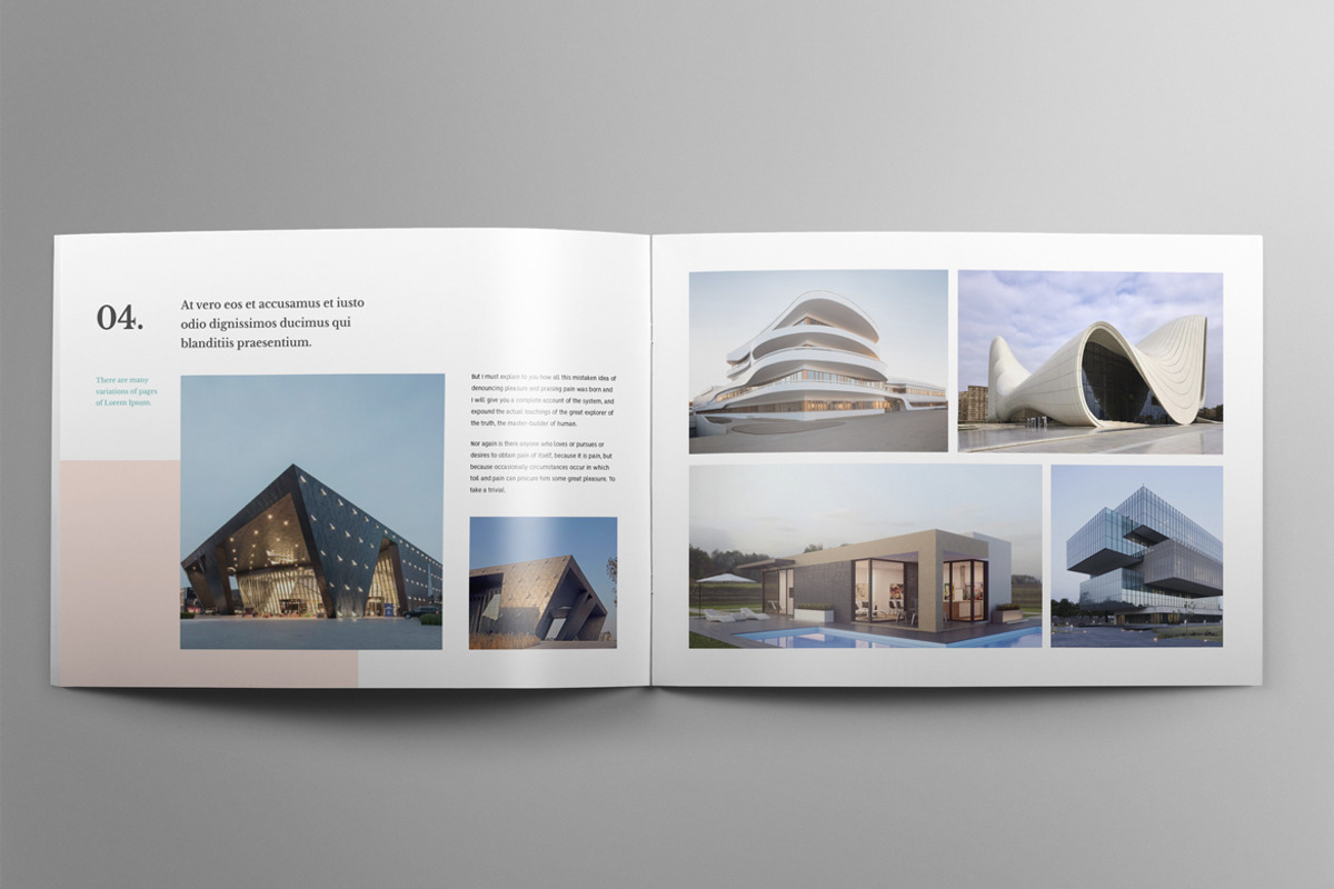 Modern Architecture Brochure A4 & A5, a Brochure Template by Pro-Gh (Photo 10 of 12)