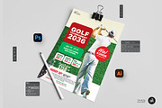 Golf Tournament Flyer Template, a Flyer Template by Aam360 (Thumbnail 3 of 3)