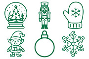Hand Drawn Christmas PNG Clipart, an Illustration by Daily.Designs (Thumbnail 5 of 8)