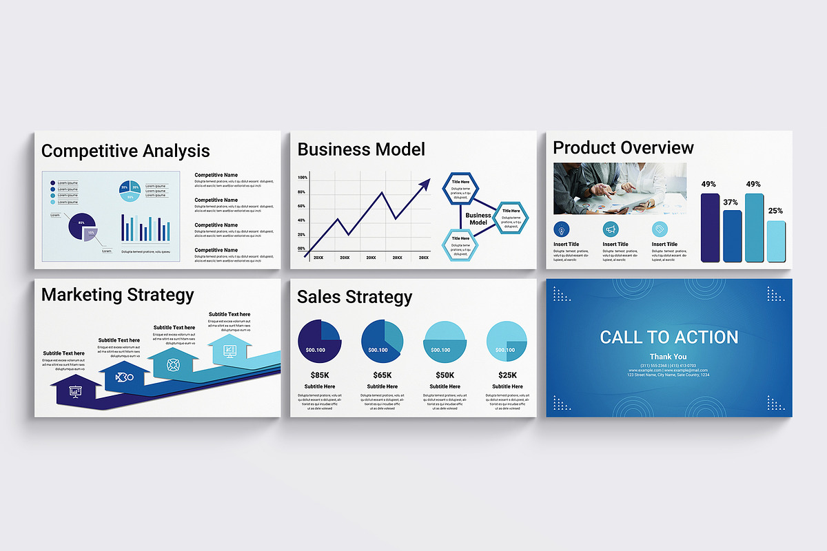 Business Plan Presentation Template, a Presentation Template by E-Type (Photo 3 of 3)