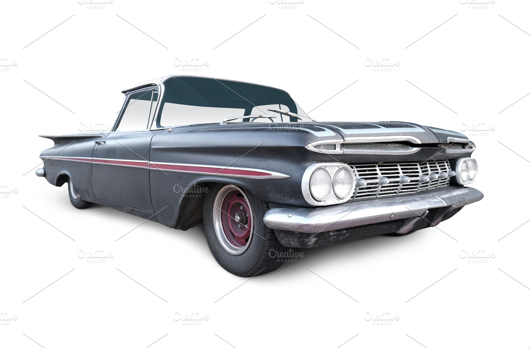 Old Rusty Chevrolet El Camino 1959, a Transportation Photo by Anton_Sokolov