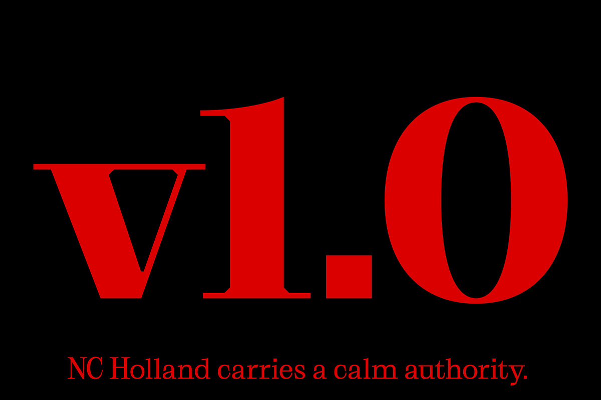 NC Holland — Serif for Storytelling, a Sans Serif Font by NOCTA SUPPLY (Photo 4 of 4)