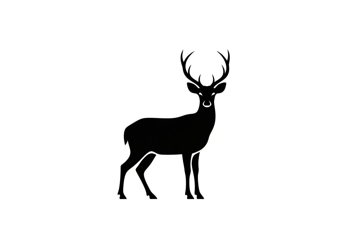 Majestic Deer & Stag Silhouette Bund, an Illustration by jahid234 (Photo 6 of 41)