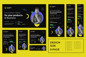 Business Web Banner Template, an UI Kit Template by CreativeShaper