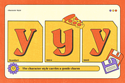 GC Milky Shine - 80's Serif Retro, a Serif Font by Glyphonic (Thumbnail 9 of 15)