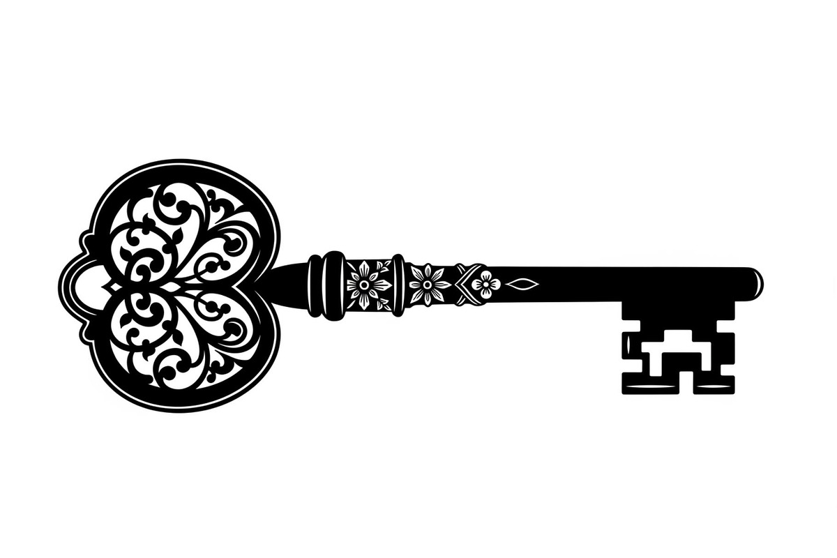 Vintage Skeleton Key Bundle, an Illustration by Gaye Art (Photo 5 of 31)