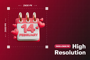 Valentine Love Item 3D Icon Pack, an Object 3D Model by Haps Space (Thumbnail 2 of 4)