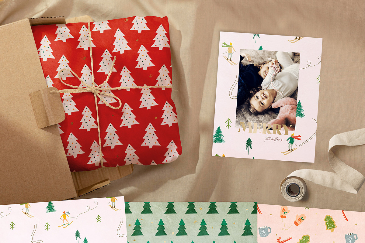 Holly Jolly Digital Papers, a Pattern Graphic by 7th Avenue Designs (Photo 2 of 4)