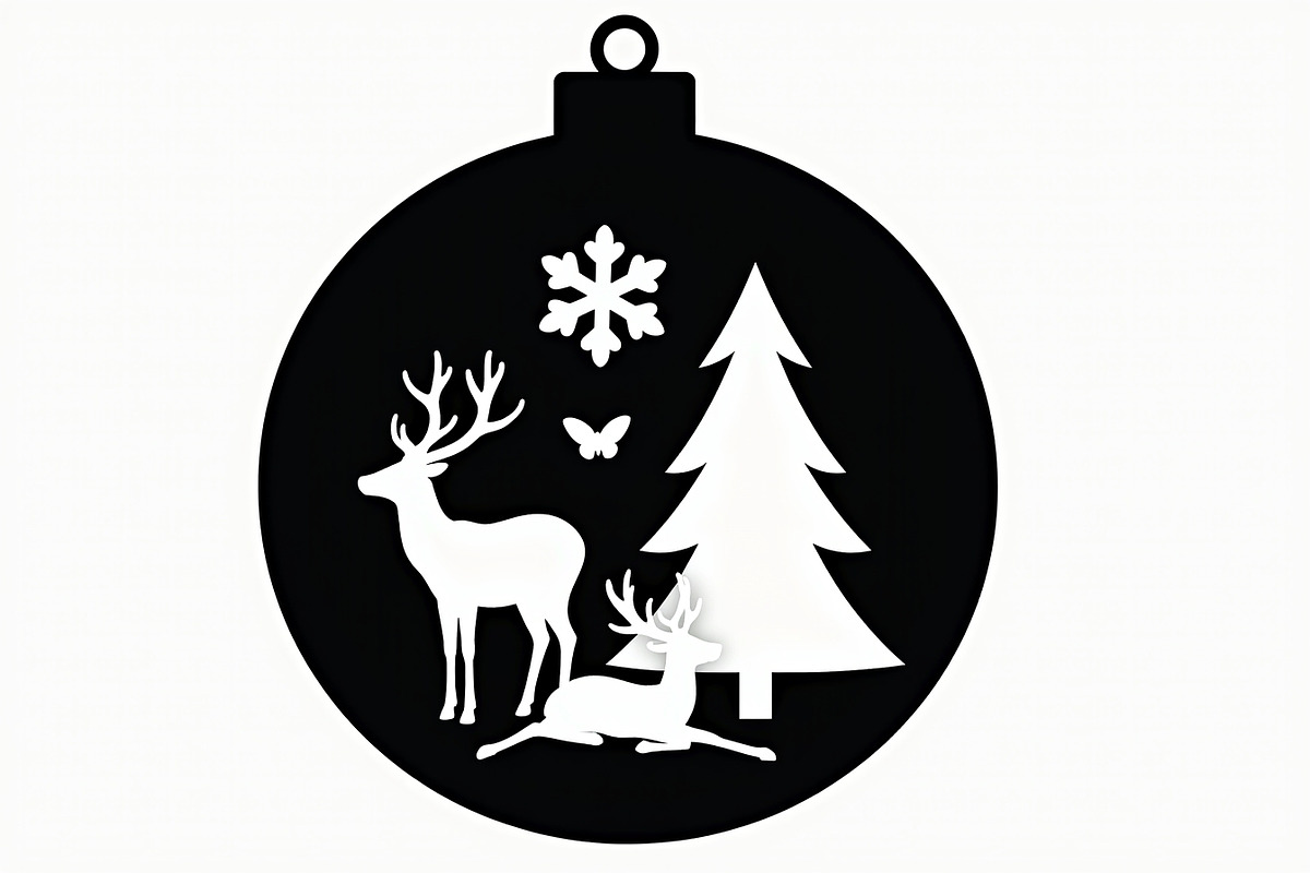 15 Christmas Laser Cut Ornament Bund, a Graphic by hafijul (Photo 10 of 14)