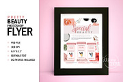 Beauty Fashion Print Flyer Template, a Flyer Template by HaywireMedia & Mockups (Thumbnail 2 of 2)
