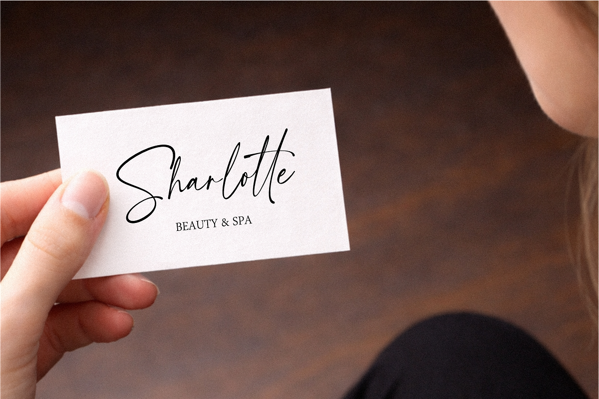 Outlined Signature Font, a Handwritten Font by MJB Letters (Photo 6 of 9)