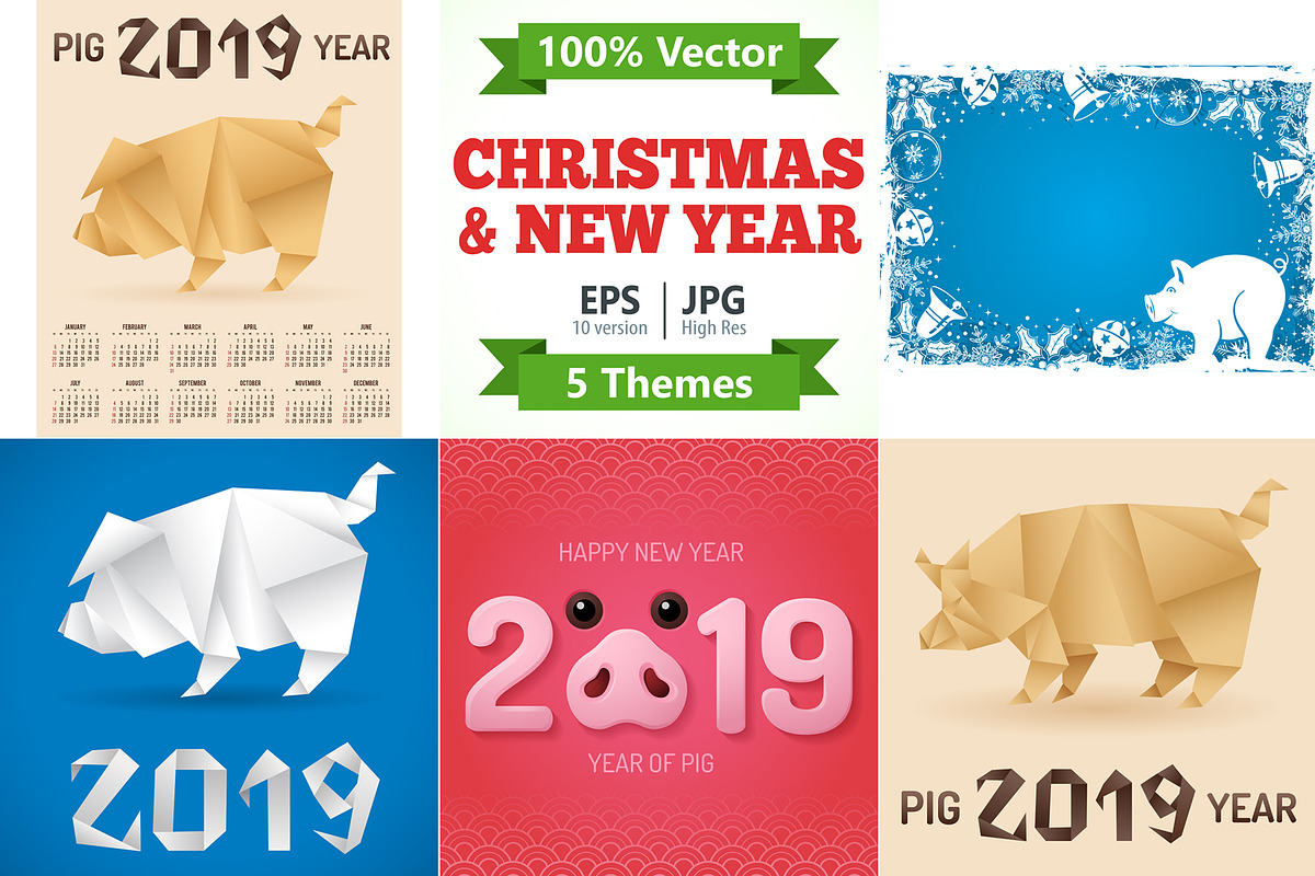 Christmas and New Year Themes, an Animal Illustration by TAlex (Photo 1 of 6)