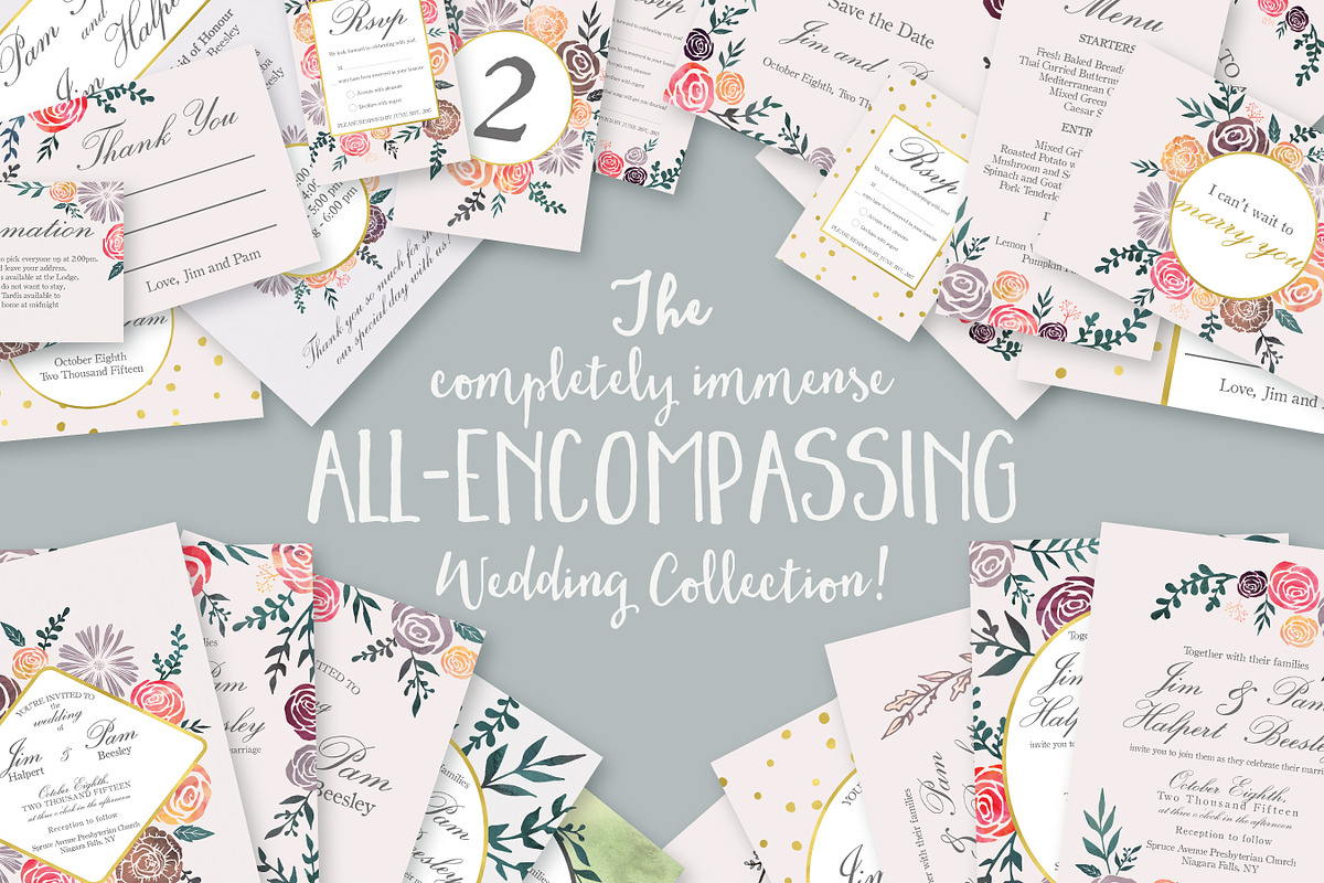 ALL-ENCOMPASSING Wedding Collection, an Invitation Template by Knotted Design (Photo 1 of 5)