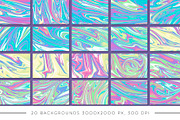 Holo Summer abstract backgrounds, a Background Graphic by tatiankaart (Thumbnail 4 of 6)