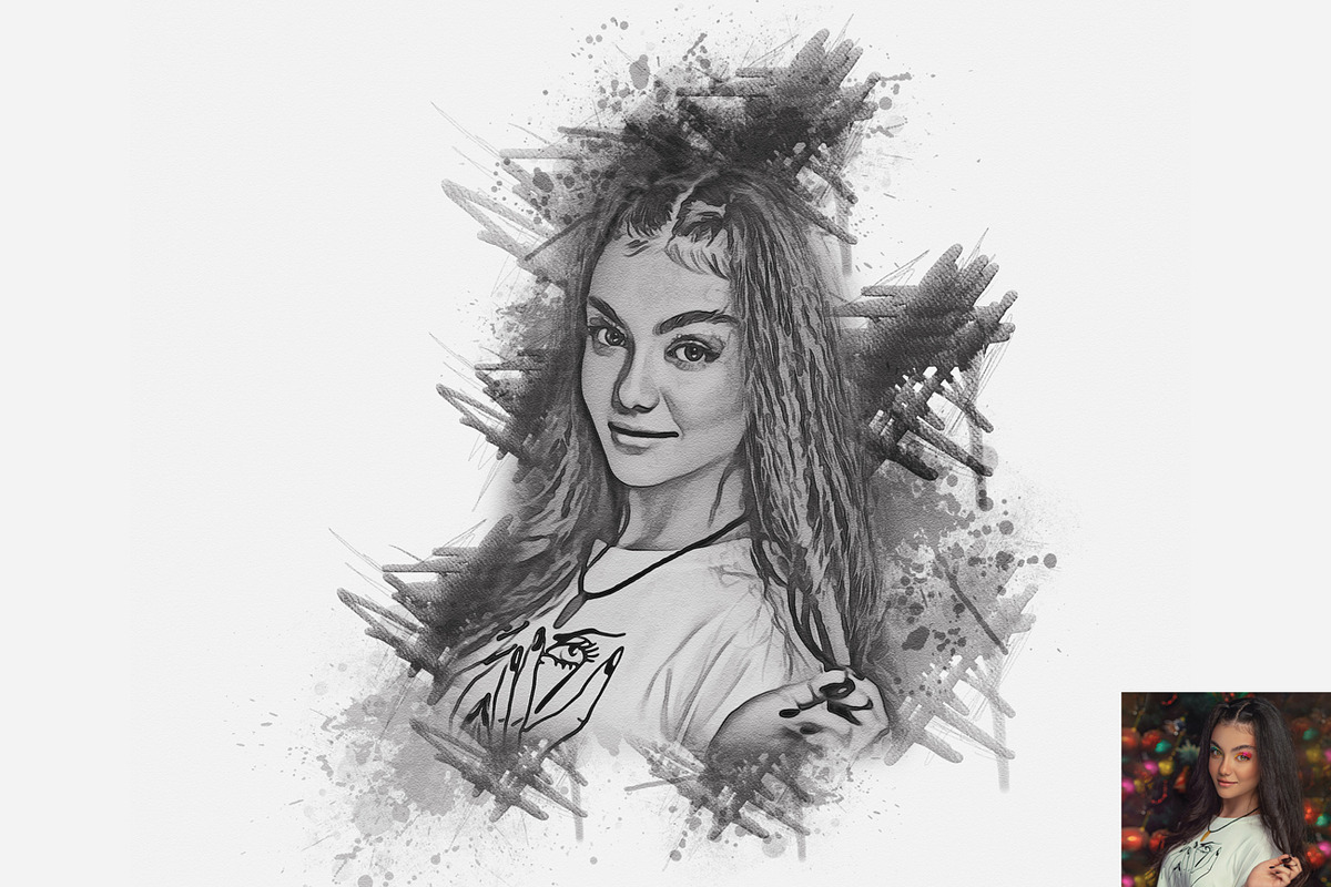 Water Ink Art Photoshop Action, an Action Add-On by Studio Retouch
