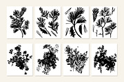 Floral Silhouettes Patterns Set, a Background Graphic by GALAKAM (Thumbnail 13 of 14)